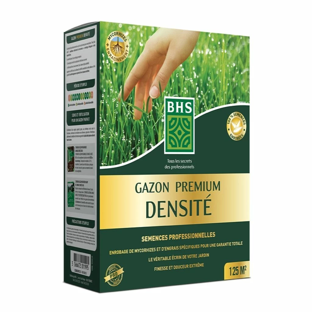 Gazon Premium Densité - Semences Enrobées - BHS 3 Gazon Premium Densité - Semences Enrobées - BHS